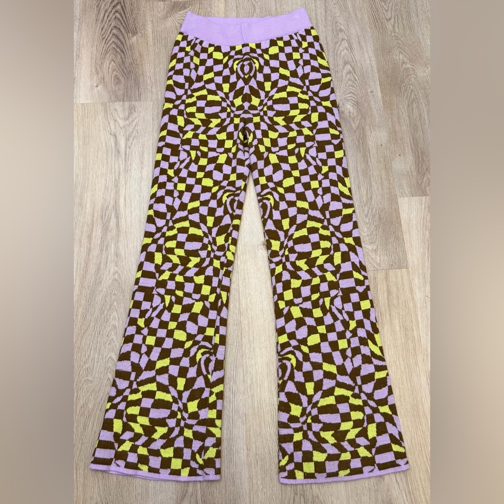 ASOS Geometric Patterned Flare Pants